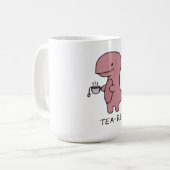 Mug Tea-Rex, Dinosaure mignon, Dino Amoureux (Devant gauche)