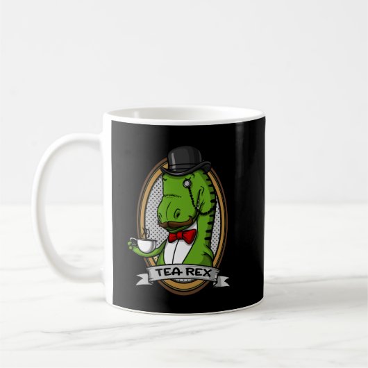 Mug Tea Rex Drôle T-Rex Dinosaur Plaisanterie (Gauche)