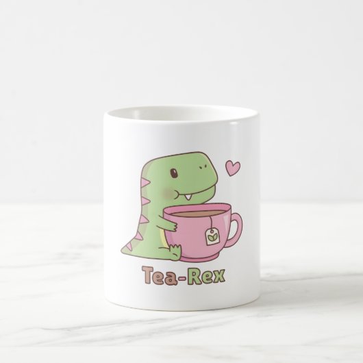Mug Tea-Rex Tea-Dinosaur Cute Hugging Tea Tea (Centre)