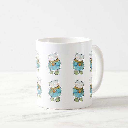 Mug Tea Time avec de mignons ours polaires - Faune ado (Devant droit)