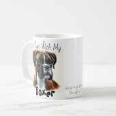 Mug Tea Time Avec Mon Boxer Personnaliser (Devant gauche)