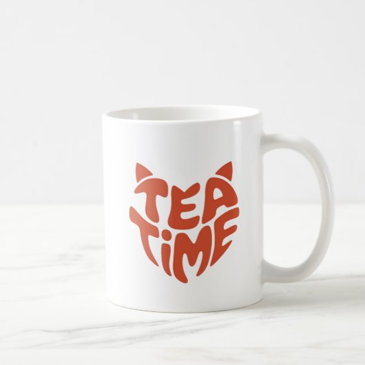 Mug Tea Time Chat Face (Droite)
