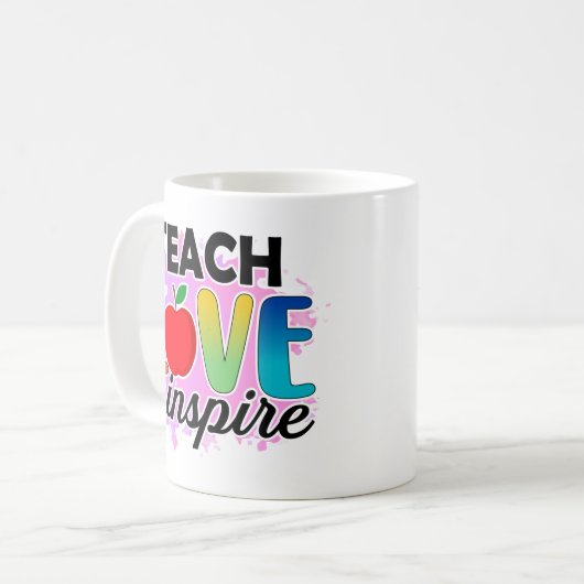 Mug Teach Love Inspire (Devant gauche)