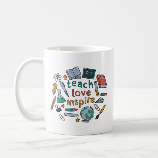 Mug Teach Love Inspire (Gauche)