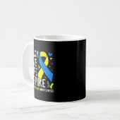 Mug Teach love inspire down syndrome awareness boy gir (Devant gauche)