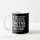 Mug Teach The Truth Pe Leo Xiv Sritual Leader Quote (Gauche)
