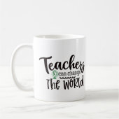 Mug Teacher Can Change The World (Gauche)
