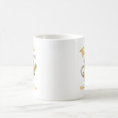 Mug Teacher Carburant Funny Coffee Cup Design (Centre)