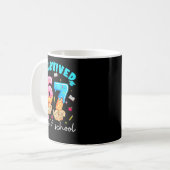 Mug Teacher I Survived 67 Days Of School Funny Meme Ba (Devant gauche)