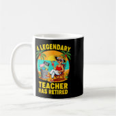 Mug Teacher Legend Has Retired 2025 Happy Retirement P (Gauche)