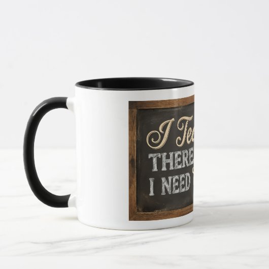 Mug Teacher Life Chalkboard Coffee (Gauche)