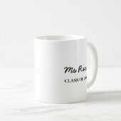 Mug Teacher Name Class of Year Educator Appreciation (Devant droit)