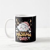 Mug Teacher Pajama Day Shirt, Funny Cloud Sleever Scho (Gauche)