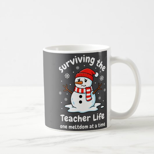 Mug Teacher Surviving The Teacher Life, One Meltdown A (Droite)