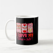 Mug Teachers Valentine Day I Love My Cl A Latte Coffee (Gauche)