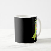 Mug Teachersaurus Dinosaur Professeur Shirt Dino Lectu (Devant droit)