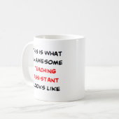 Mug teaching assistant, awesome (Devant gauche)