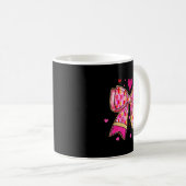 Mug Teaching Is A Work Of Heart Pencil Bow Teacher Val (Devant droit)
