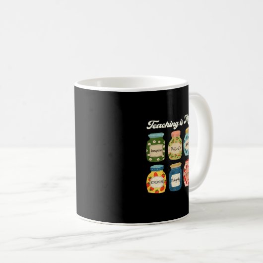 Mug Teaching Is My Jam Teacher Back To School Apprecia (Devant droit)