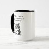 Mug Teaching Math Fun Adventure Educator Life (Devant gauche)