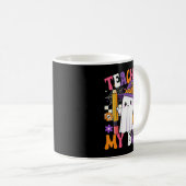 Mug Teaching My Boos Ghost Teacher Cute Pencil Hallowe (Devant droit)