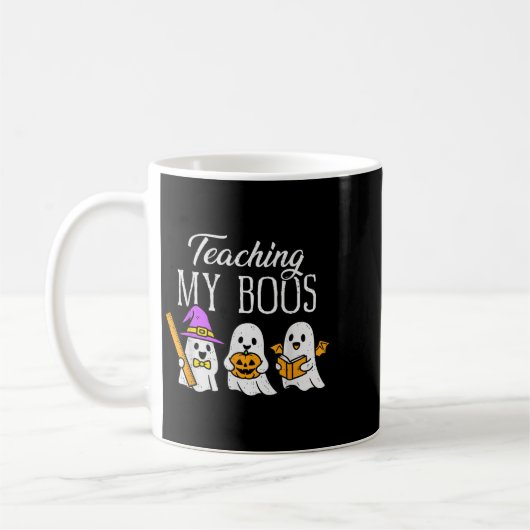 Mug Teaching My Boos Ghost Teacher Halloween Soky Educ (Gauche)