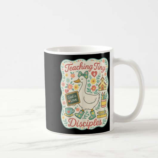 Mug Teaching Tiny Disciples Christian Bible Teacher Go (Droite)