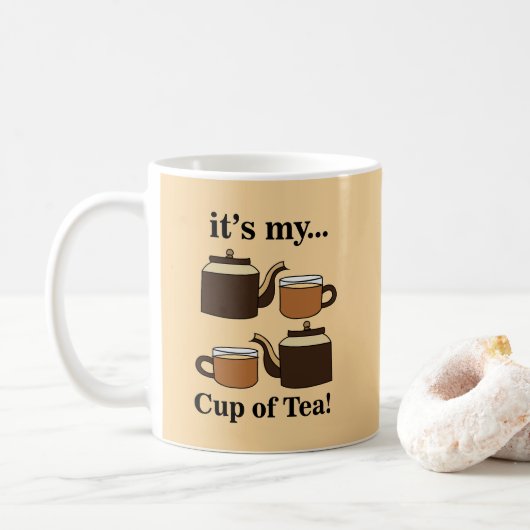 Mug Teacup Teapot (Avec donut)