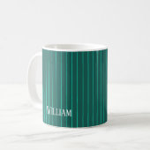 Mug Teal pinstripes (Devant gauche)