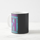 Mug Teal Purple Ribbon Suicide Awareness Flag Brother  (Devant gauche)