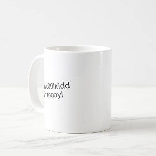 Mug Team C00lkidd Join Today Funny Quote C00lkidd Kids (Devant gauche)