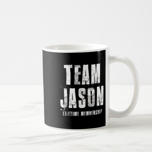 Mug Team Jason Motivational Insrational Proud Family  (Droite)