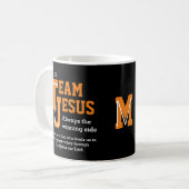 Mug TEAM JESUS Christian Monogram (Devant gauche)