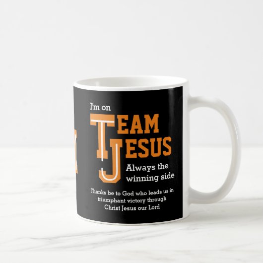 Mug TEAM JESUS Christian Monogram (Droite)