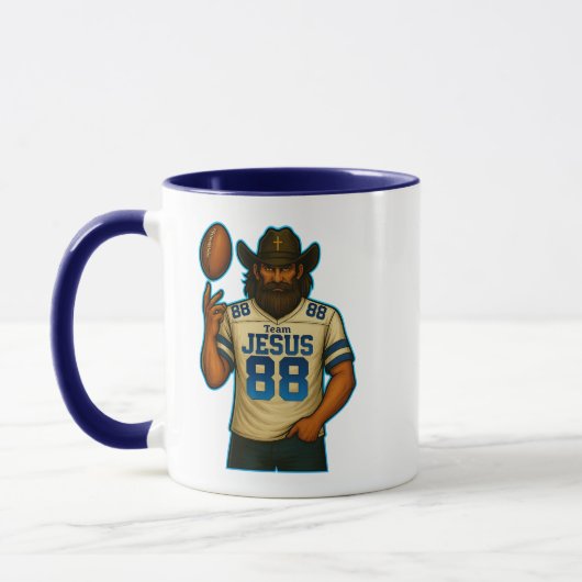 Mug Team JESUS Football 88 - Christian (Gauche)
