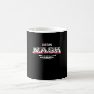 Mug Team NASH Nom de famille Nom de famille Nom de fam