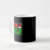 Mug Team Naughty Nice Santa Hat Funny Christmas Matchi (Devant gauche)