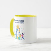 Mug Teamwork Makes the Dream Work (Devant gauche)