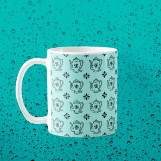 Mug Teapot and Botanical