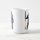 Mug Teapot de pâte de café de chevalier dynamique (Centre)