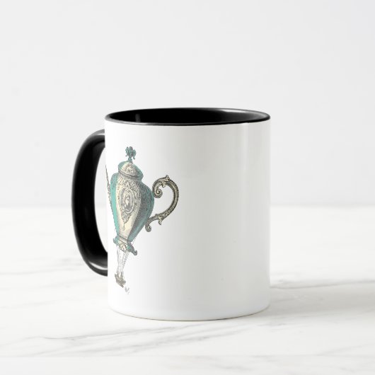 Mug Teapot volant 1 Vert et Jaune (Devant gauche)