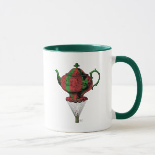 Mug Teapot volant 2 rouge et vert