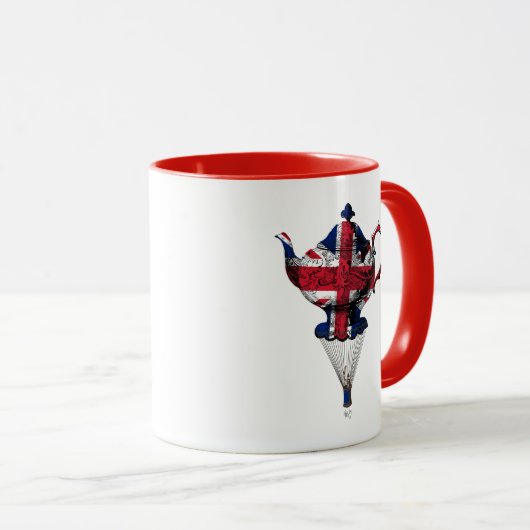 Mug Teapot volant Union Jack (Devant droit)