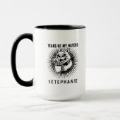 Mug Tears Of My Haters Mug, Funny Cats Mug, Haters (Gauche)