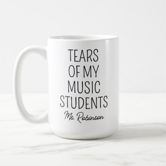 Mug Tears of My Music Students, Appréciation de l'ense (Gauche)