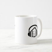 Mug Tech House Music Junkie Custom (Lumière) (Devant droit)