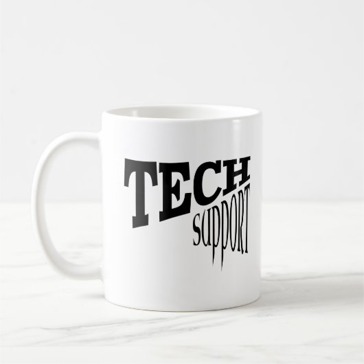 Mug Tech Support IT Guy Informaticien développeur de l (Gauche)