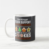 Mug Tech Suprt Delete Cookies Funny Design Christmas P (Gauche)