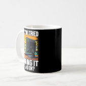 Mug Tech Suprt Humor I Cat Engineer Computer It Guy  (Devant gauche)