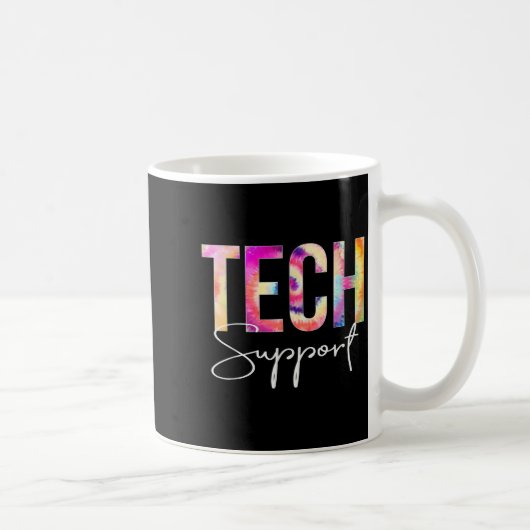 Mug Tech Suprt Tie Dye Back To School Women Appreciati (Droite)